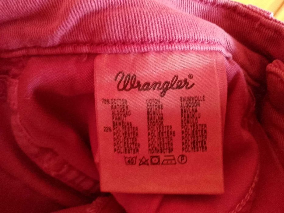 Różowe spodnie rurki jeans w29 l32