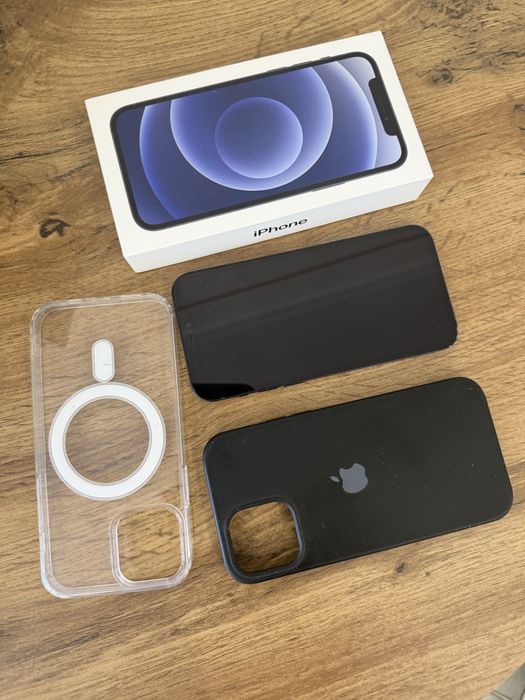 Iphone 12 128gb cor azul e preto