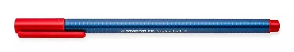 Długopis triplus ball F czerwony STAEDTLER. Nowy Produkt