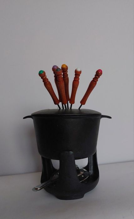 Nowy zestaw do fondue czekolady sery miesa