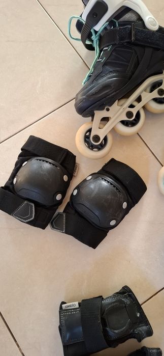 Роліки ,захисна амуніція ,рюкзак