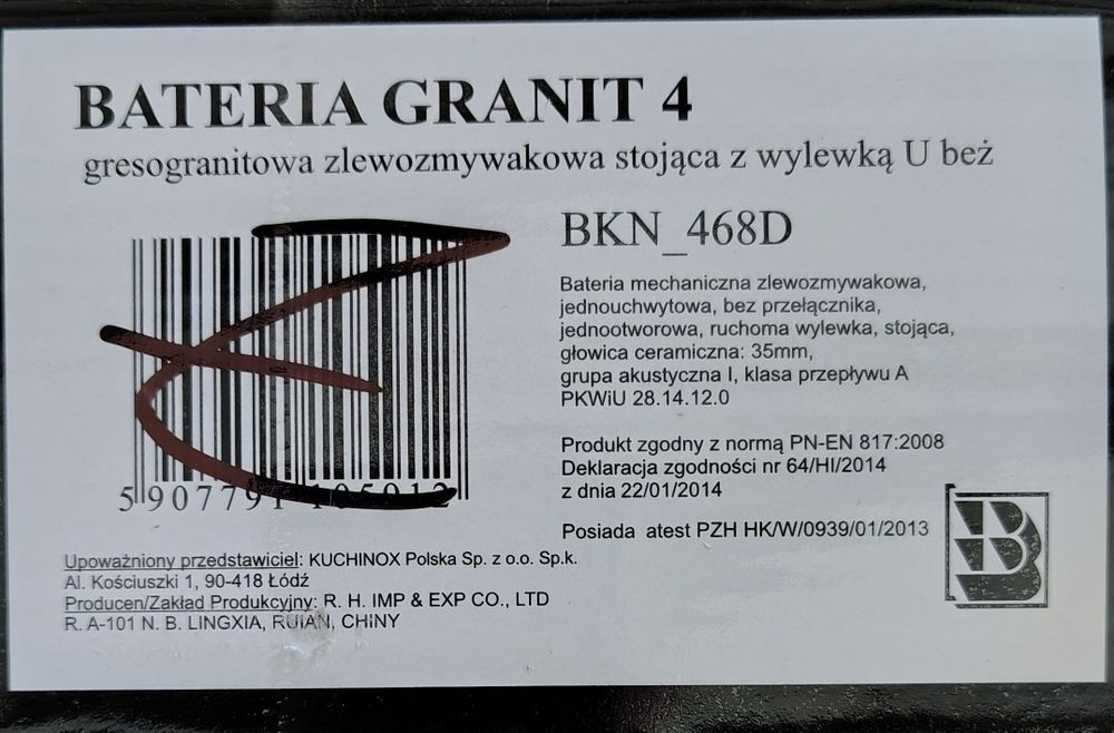 Zlewozmywak Dafne Nowy