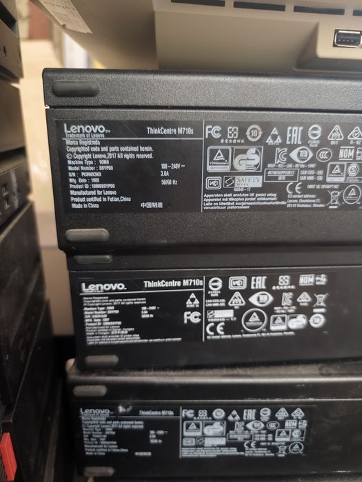 1600грн ПК Lenovo ThinkCentre M710S Sff Celeron G3900-G3930/0/0 4USB, 2DisplayPort, 1VGA, 1COM, 1LAN, 1 PS2