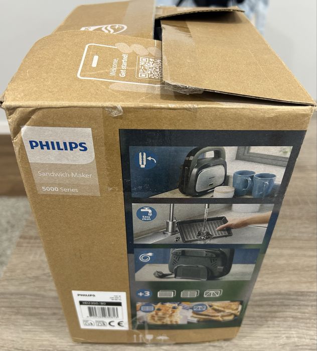 Tostadeira / Sanduicheira PHILIPS Preto