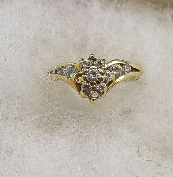 Złoty pierścionek - SPOKO Lombard Pabianice skup złota