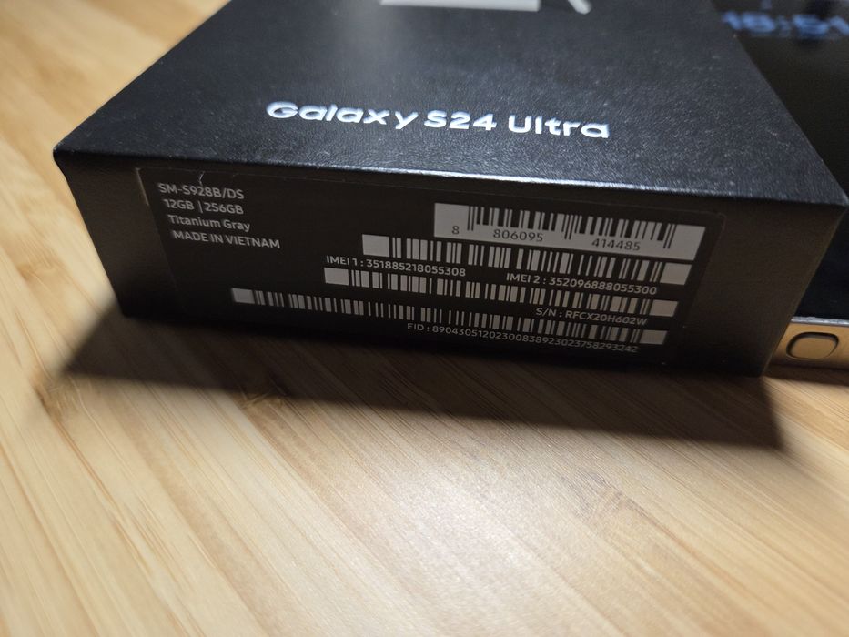 Samsung Galaxy S24 Ultra 12gb / 256gb Titanium Gray  PERFEKT + szkło