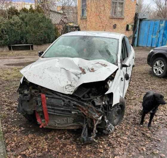 Кузов VW Polo 2016 1.6 бенз белый седан. Разборка VW Polo 5 поколение
