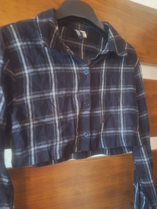 Koszula damska H&M rozm.XS 100%bawełna stan bardzo dobry.