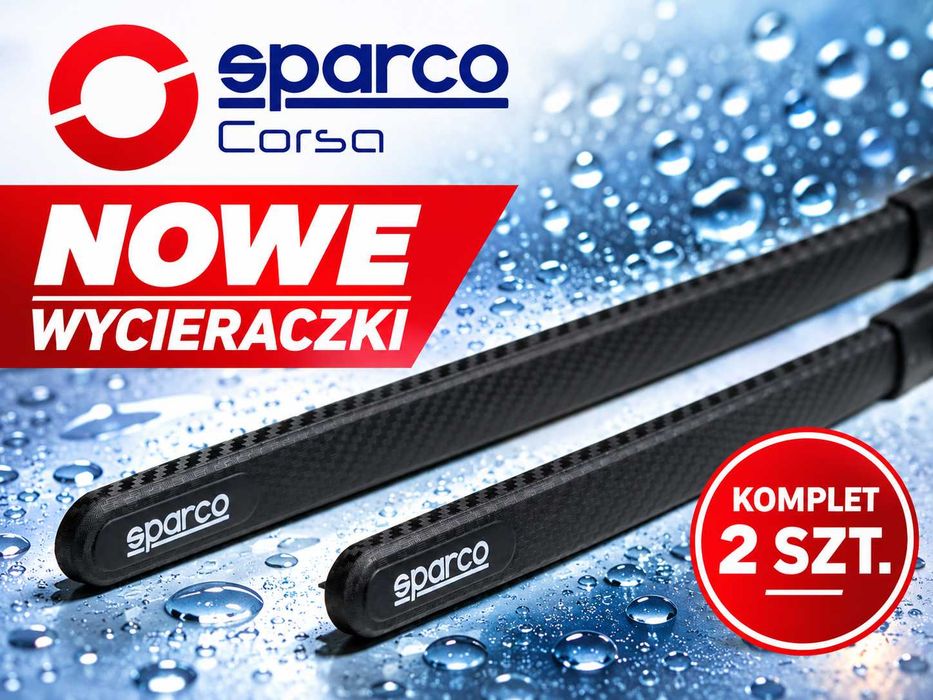 Fiat Ducato nowe wycieraczki SPARCO pióra wycieraczek na przednią szybę komplet