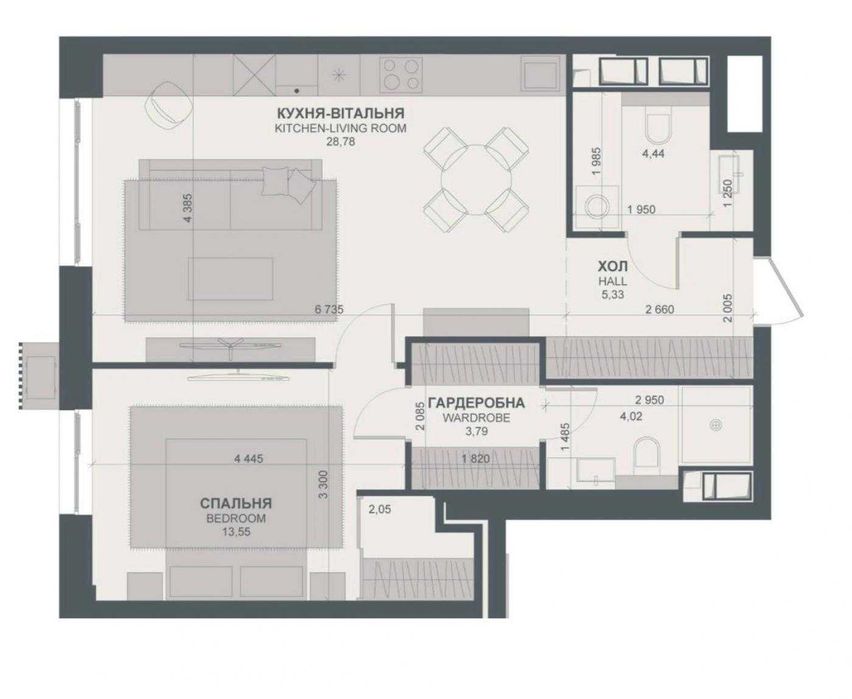 Продаж Квартира ЖК Трініті TRIIINITY 2 гий будинок - View 2