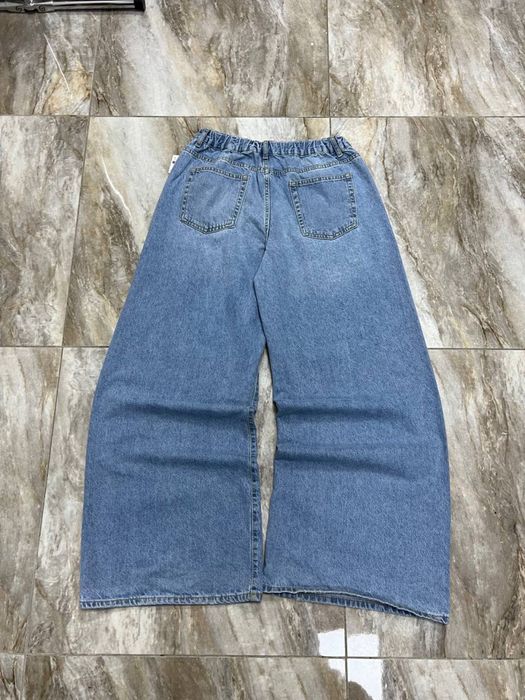 Нові мега широкі джинси світлі SUPER BAGGY rap jeans широкие джинсы бегги Jaded London