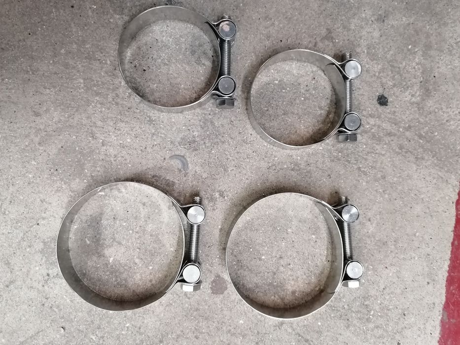 Abraçadeiras de inox resistente para desocupar
