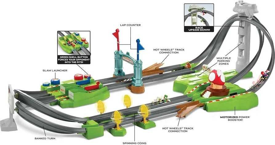 Hot Wheels Mario Kart – Mario Circuit Lite