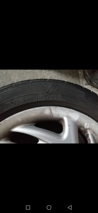 4 jantes e pneus novos 13 polegadas Fiat Seicento 165/55 r 13
4 jantes