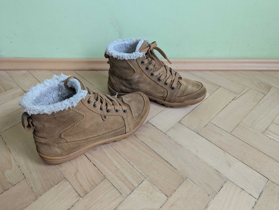 Buty trekkingowe skórzane,rozm.37 Quechua