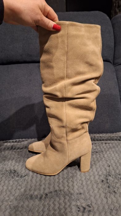 Kozaki zamszowe nowe