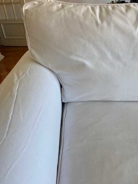 Sofá 3 lugares, Branco EKTORP