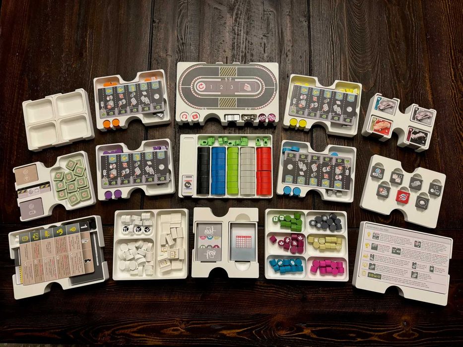 Insert organizer do gry planszowej Kanban EV + Dodatek Speedcharger