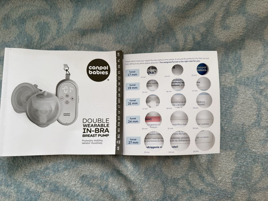 Молоковідсмоктувач подвійний електричний Canpol Babies MilkShell Double Wearable In-Bra