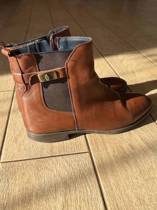 Шкіряні черевики Tommy Hilfiger (Оригінал) 39 розмір 25 см
