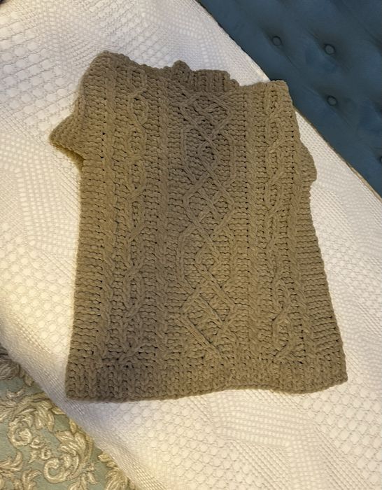 Кардиган з плюшевої пряжі