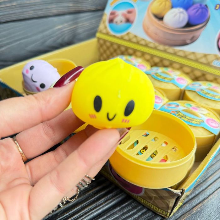 ‼️ТРЕНД‼️ Сквіш пельмень, іграшка-антистрес. Squishy dumpling. Мʼяка бао булочка. Тік ток.