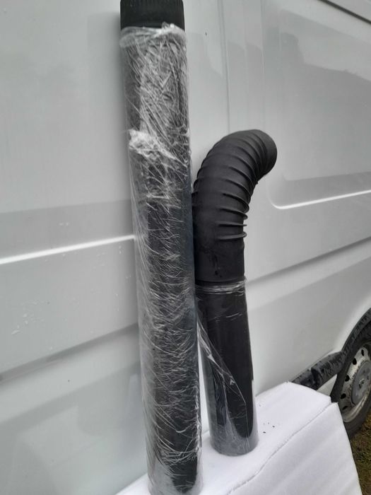 Rura 100 cm  50 cm kolanko - radiator
