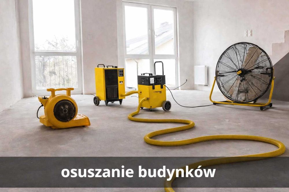 OSUSZANIE / OZONOWANIE budynków po zalaniu posadzek tynków lokalizacja