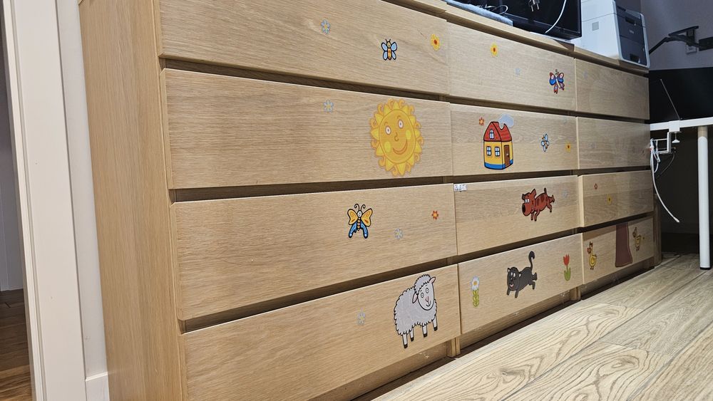 Ikea Malm 3 komody