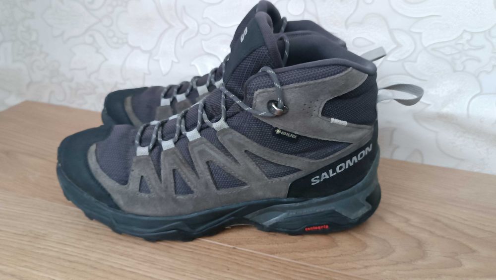 Кожаные ботинки Salomon X Mid Gote tex 42 размер 26.5 см оригинал