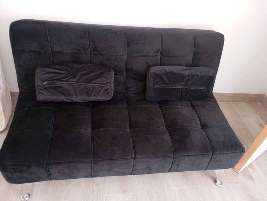 Frigorífico e sofá cama 2 lugares
