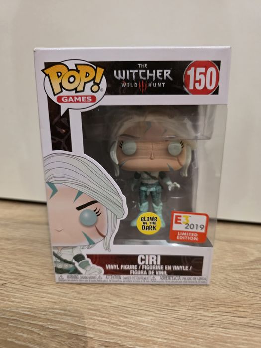 Figurka Funko Pop, Ciri, Glow, Witcher, Wiedźmin