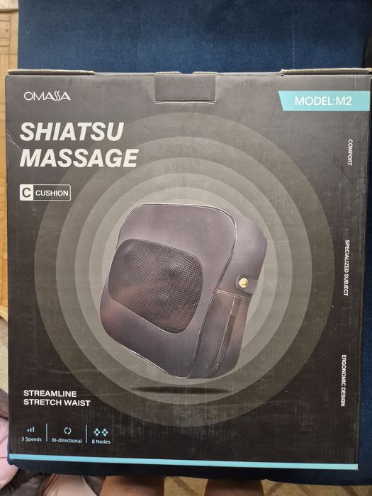 NOWA Poduszka Masująca Shiatsu OMASSA M2 | Masażer z Grzaniem