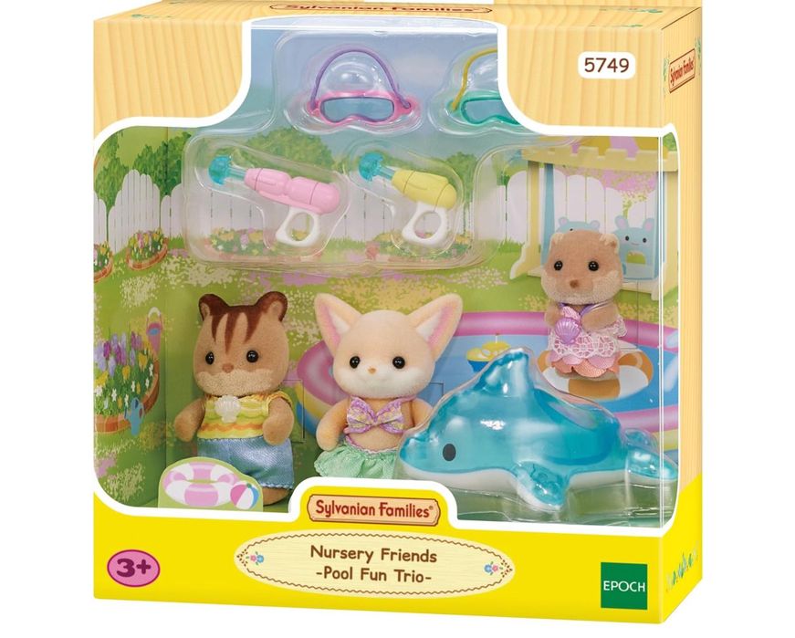 Ігровий набір Sylvanian Families Малюки розваги у басейні (5749) Малыши развлечения в бассейне 5749