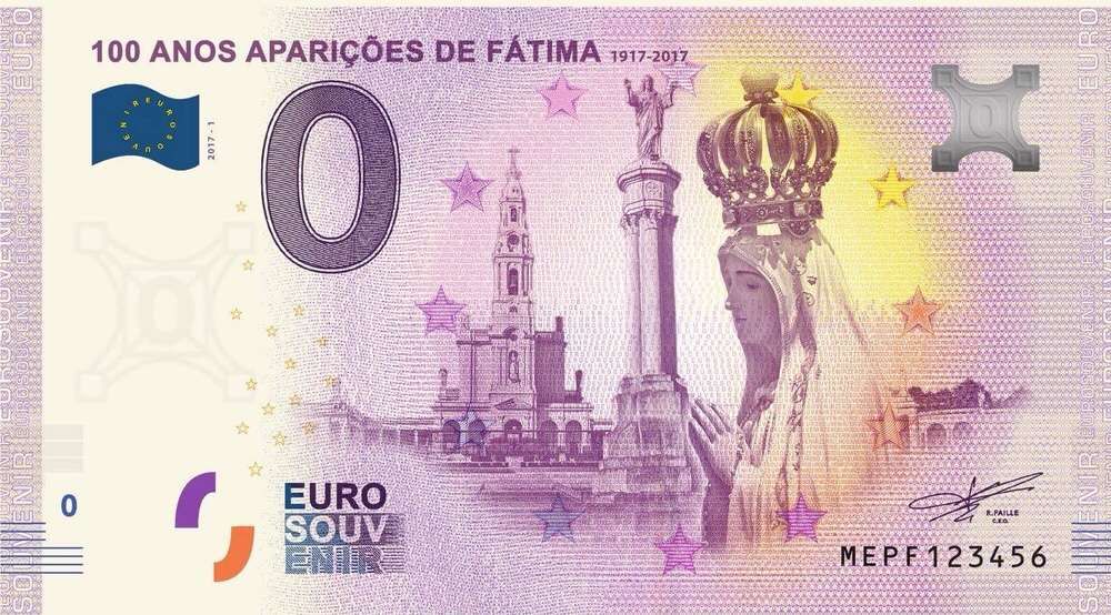 Nota 0€ (zero euros): Fátima