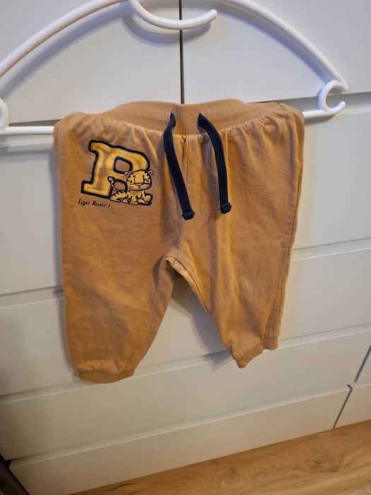 so cute 92 cm brązowe spodnie dresowe dres dresy dziecięce dla dziecka