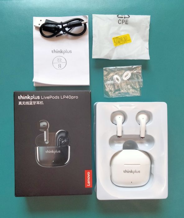 Навушники lenovo lp40 pro