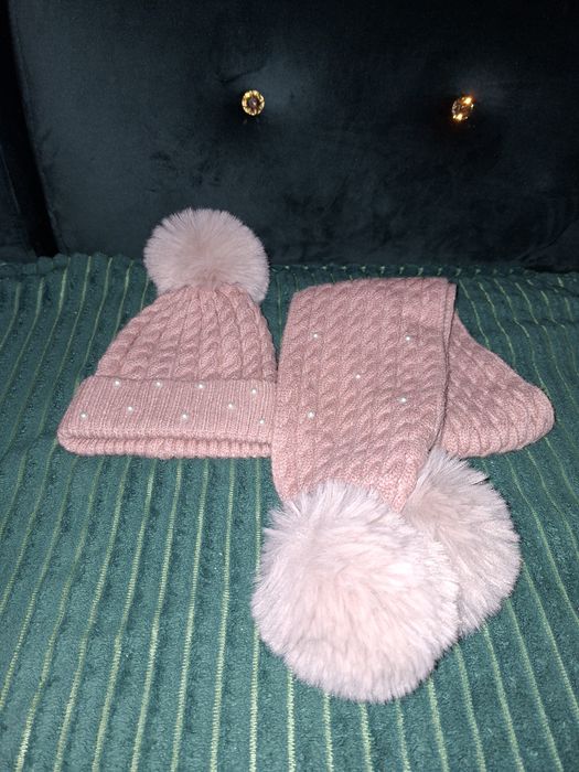 Komplet zimowy dziewczęcy