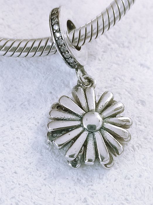 Zawieszka charms kwiatek s 925