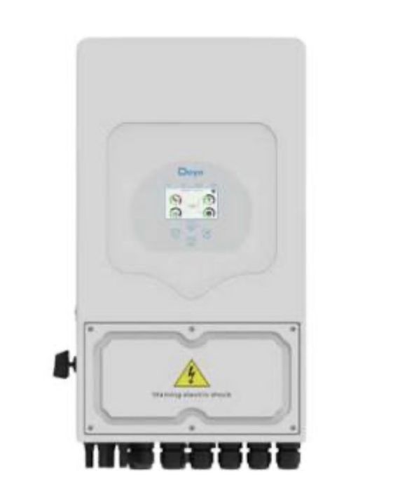 8 Paineis 665w bi faciais + inversor Deye 6kw + Bateia 10kw