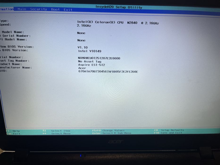 Acer Aspire ES1-512