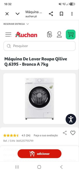 Máquina de lavar
