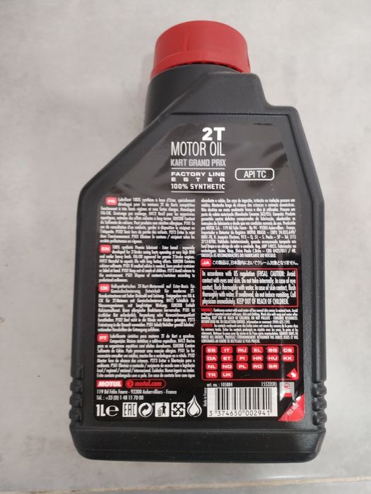 Óleo Motul Karting