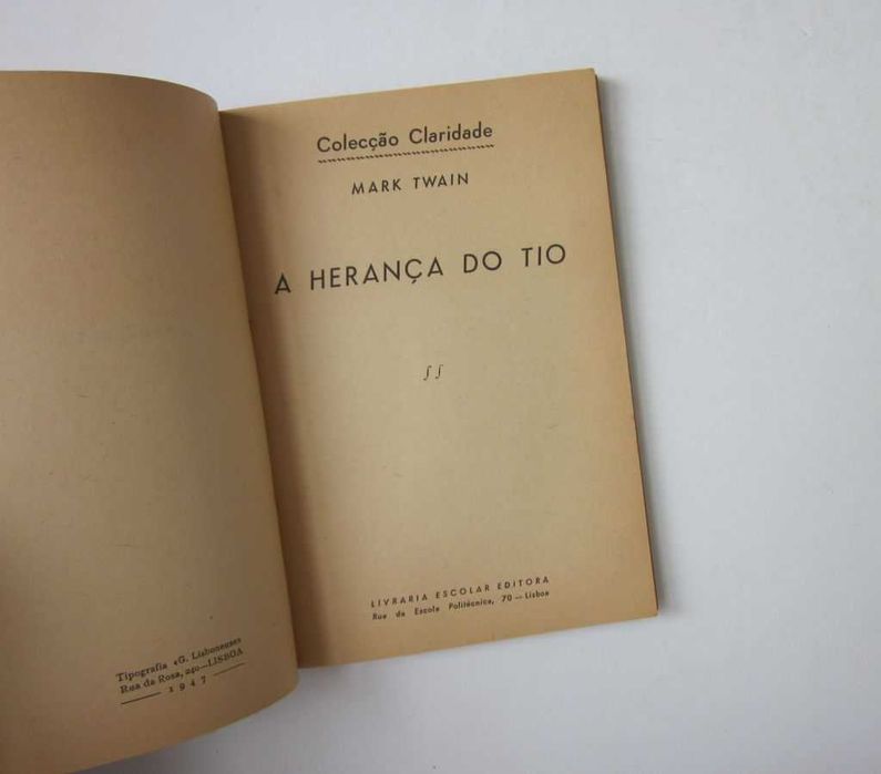 Colecção CLARIDADE - Livros