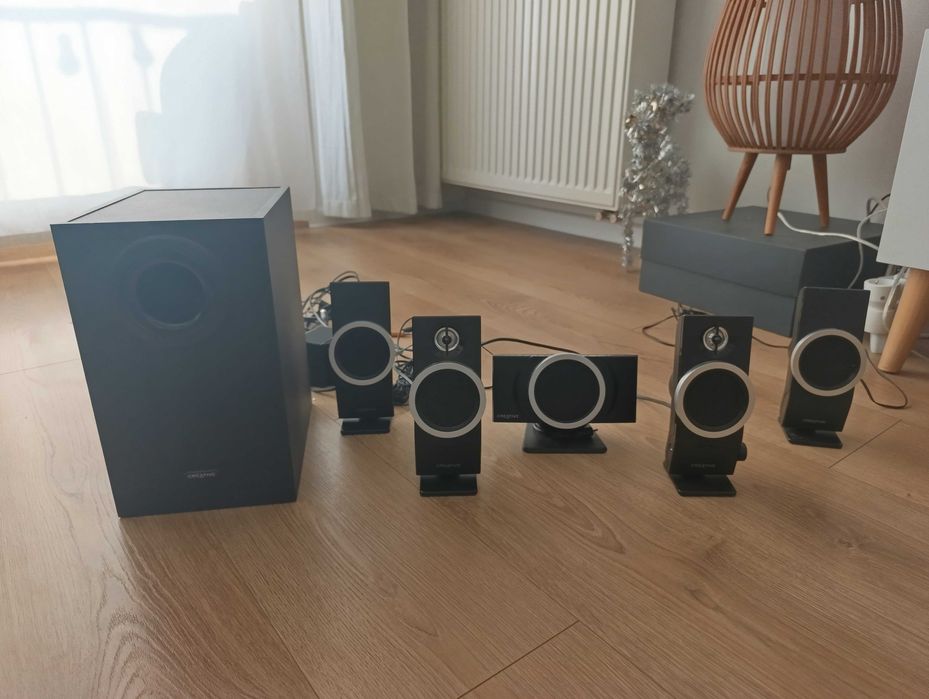 Głośniki Creative Inspire T6100 5.1 (komplet w oryginalnym opakowaniu)