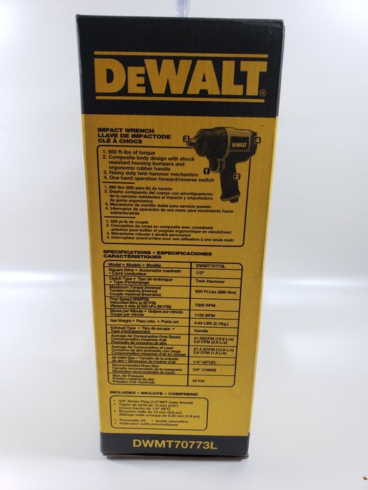 Dewalt DWMT70775 3/8 дюйма гайковерт пневматичний