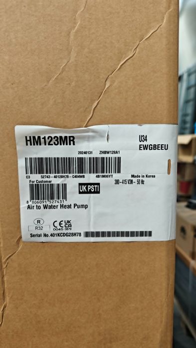 Pompa ciepła LG mono 12 kW – HM123.U34 i 14kw nowa gwarancja fv