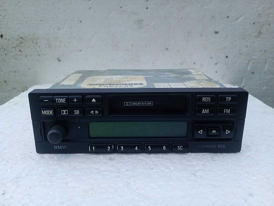 Radio na kasety BMW Business RDS ORI BMW E36 Z3 E34 E32 E31 E30 E24 + instrukcja + kod