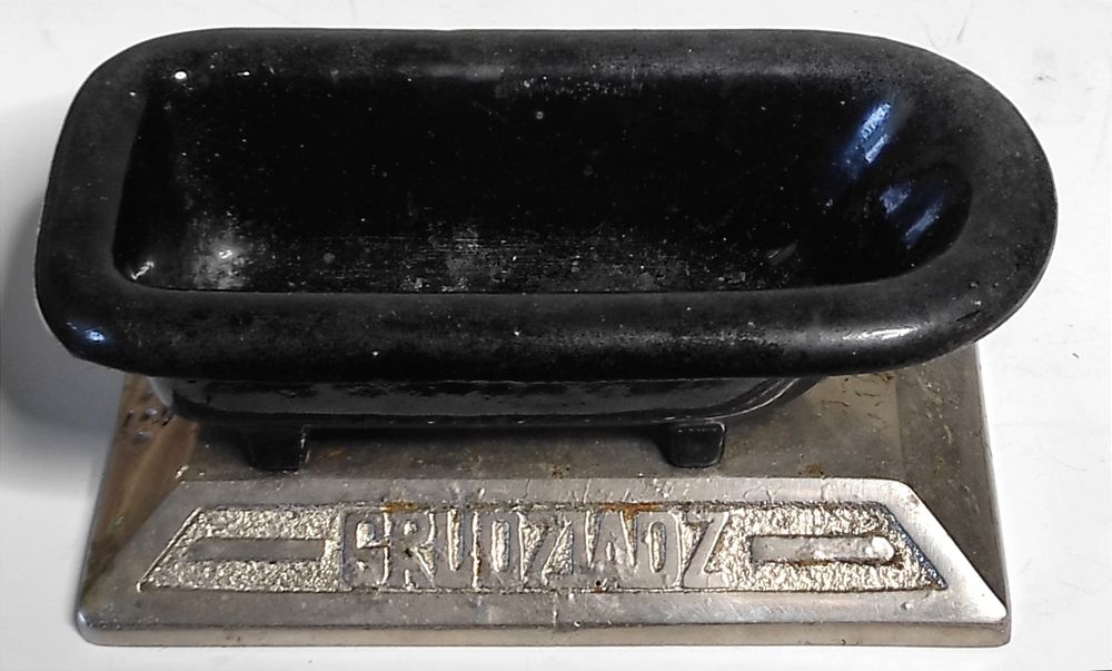 Grudziądz Odlewnia Żeliwa wanna reklamowa czarna