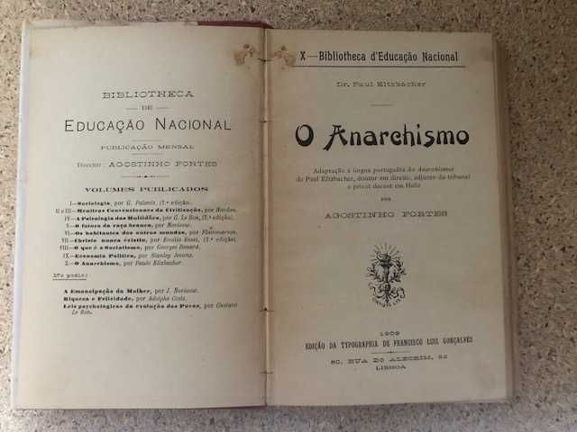 Agostinho Fortes - O Anarchismo